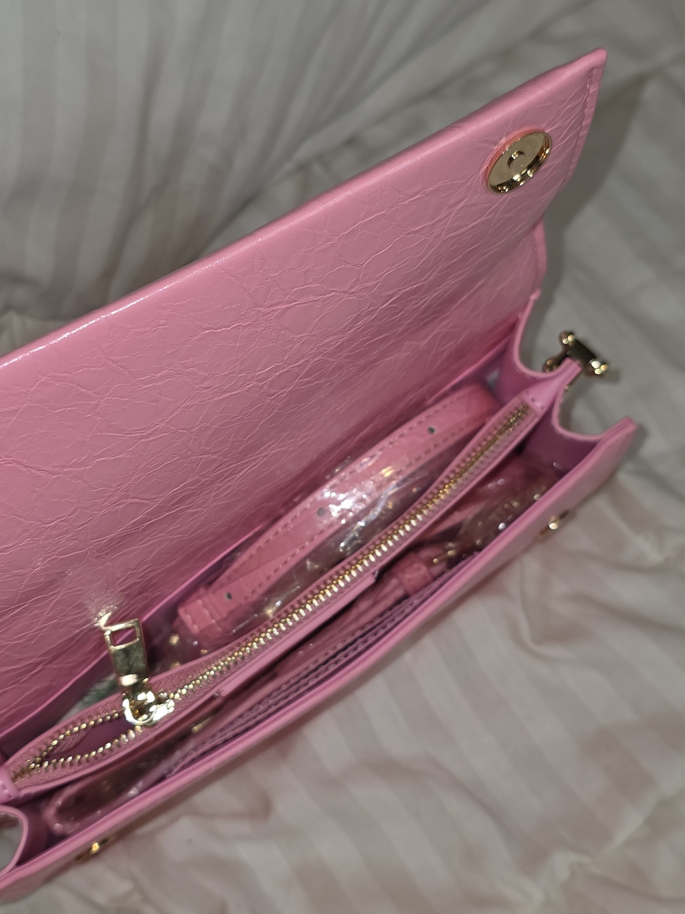 Pink Chain-Handle Bag - Picture 4 of 5